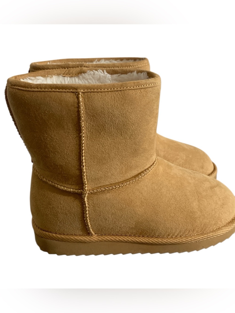 Old Navy Kids Tan Faux-Suede Winter Boots Girl 13